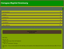 Tablet Screenshot of cbseminary.org
